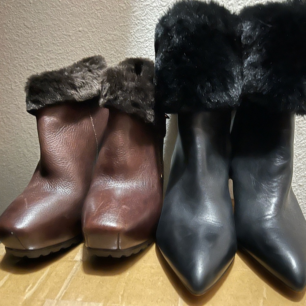 Cleaning out my closet. Great shape, only worn once guess boots new